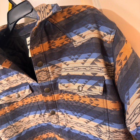 Ariat men’s hartland southwestern snap Shirt Jacket Size L - Picture 6 of 13